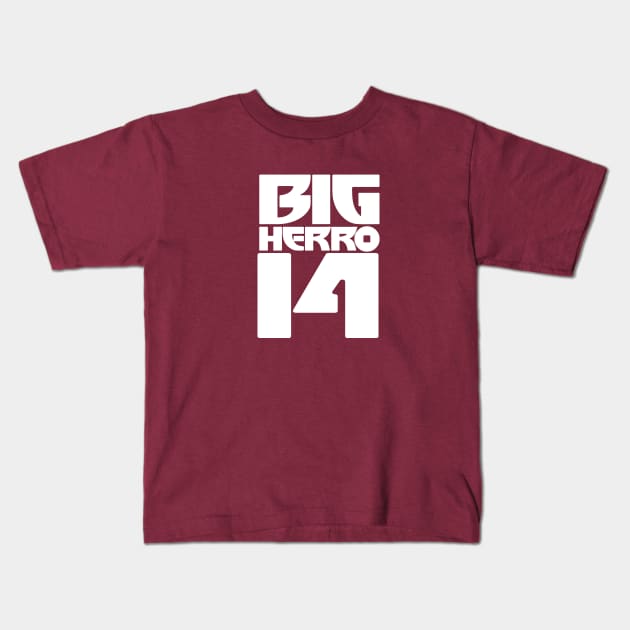 Tyler Herro - Big Herro 14 Kids T-Shirt by monitormonkey